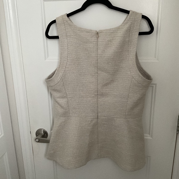 Banana Republic Sleeveless Peplum Top - Picture 2 of 5